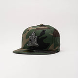 Limited Woodland Camo & Metallic Black 1LoveIE Raincross New Era 59FIFTY Fitted Cap