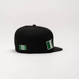 Limited Black / White Nigeria  Flag 1LoveIE New Era 59FIFTY Fitted Cap