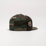 Limited Woodland Camo & Metallic Black 1LoveIE Raincross New Era 59FIFTY Fitted Cap