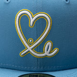 Limited Baby Blue  / White Argentina Flag 1LoveIE New Era 59FIFTY Fitted Cap