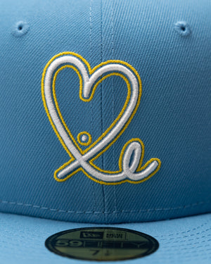 Limited Baby Blue / White Argentina Flag 1LoveIE New Era 59FIFTY Fitte