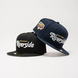 Limited Night Shift Navy / White Gold 1LoveIE Riverside Script New Era 59FIFTY Fitted Cap