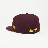 Limited Maroon / Yellow  1LoveIE Raincross New Era 59FIFTY Fitted Cap
