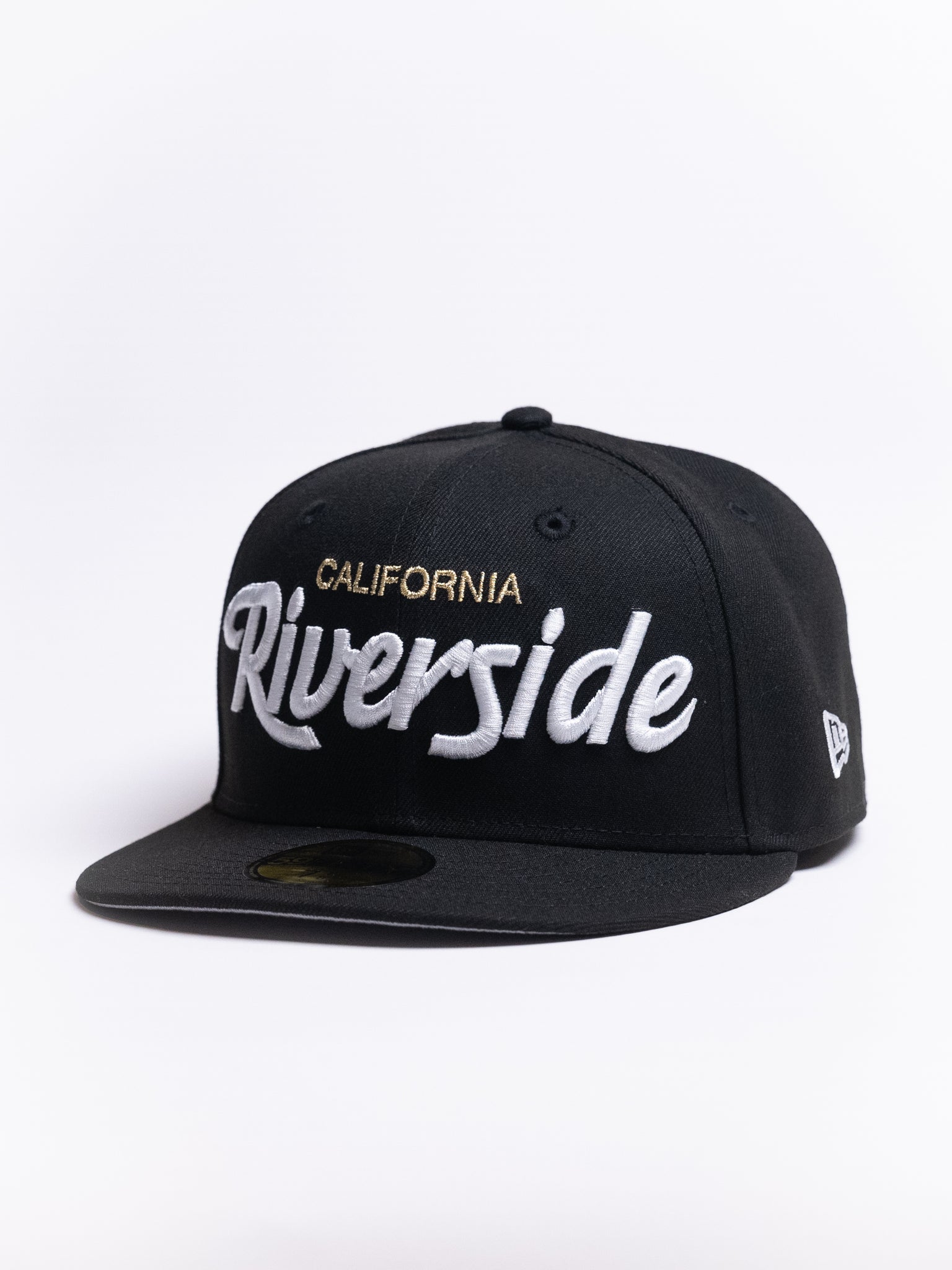 Limited Black / White Gold 1LoveIE Riverside XL Script New Era 59FIFTY