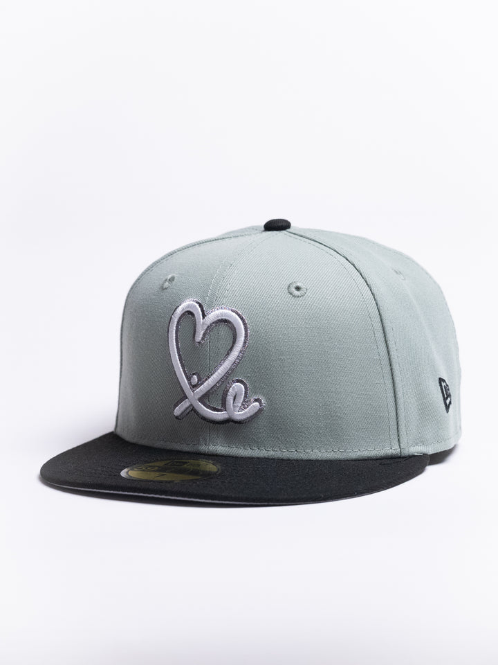 10 Year Anniversary Everest Green & Black 1LoveIE New Era 59FIFTY Fitted Cap