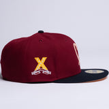 10 Year Anniversary Limited Cardinal & Navy 1LoveIE New Era 59FIFTY Fitted Cap