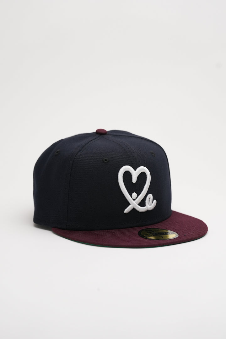 Limited Navy / Maroon 1LoveIE New Era 59FIFTY Fitted Cap