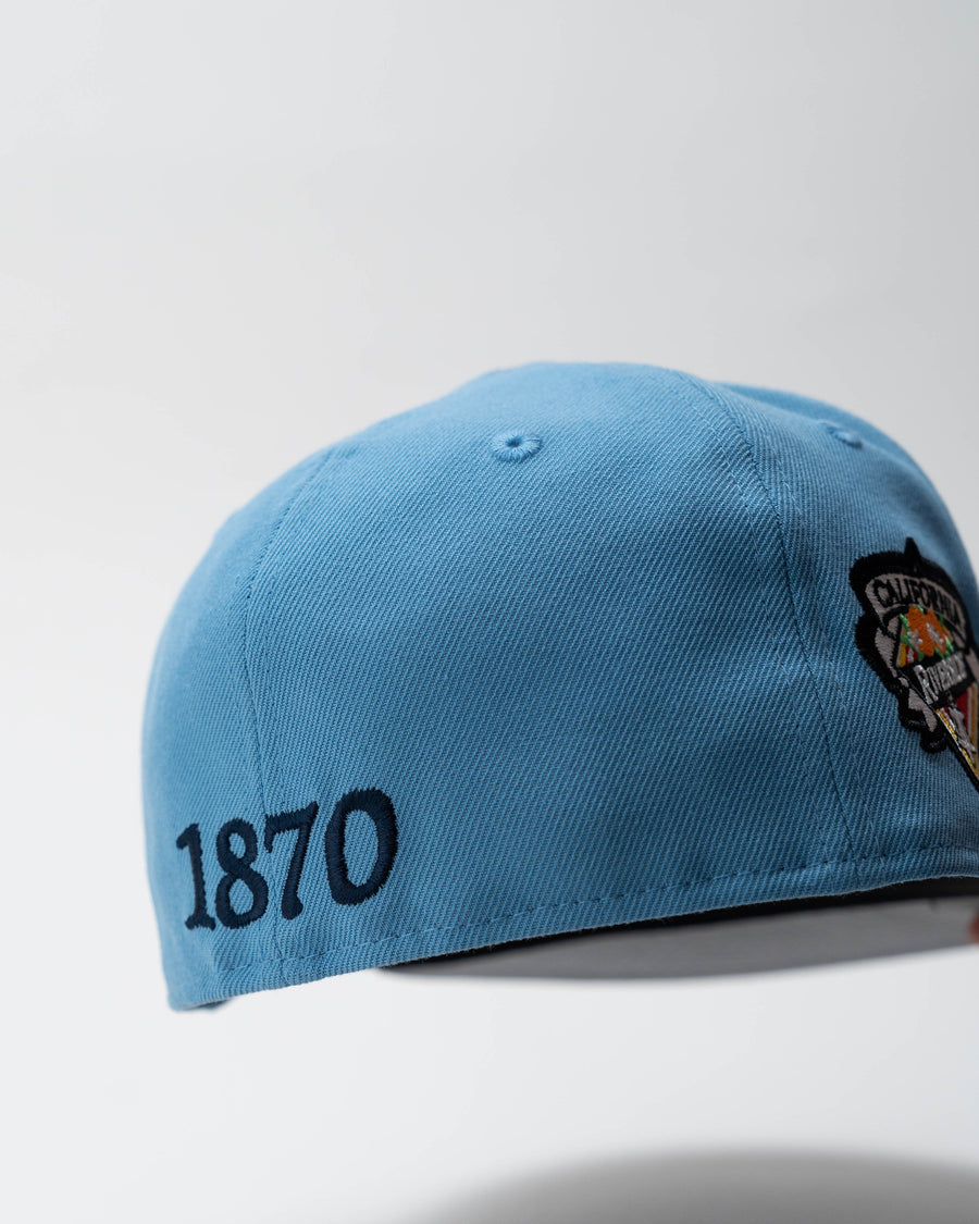 Limited Sky Blue / Navy  1LoveIE Raincross New Era 59FIFTY Fitted Cap