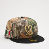 Limited Realtree Camo / Gold Mexico Flag 1LoveIE New Era 59FIFTY Fitted Cap