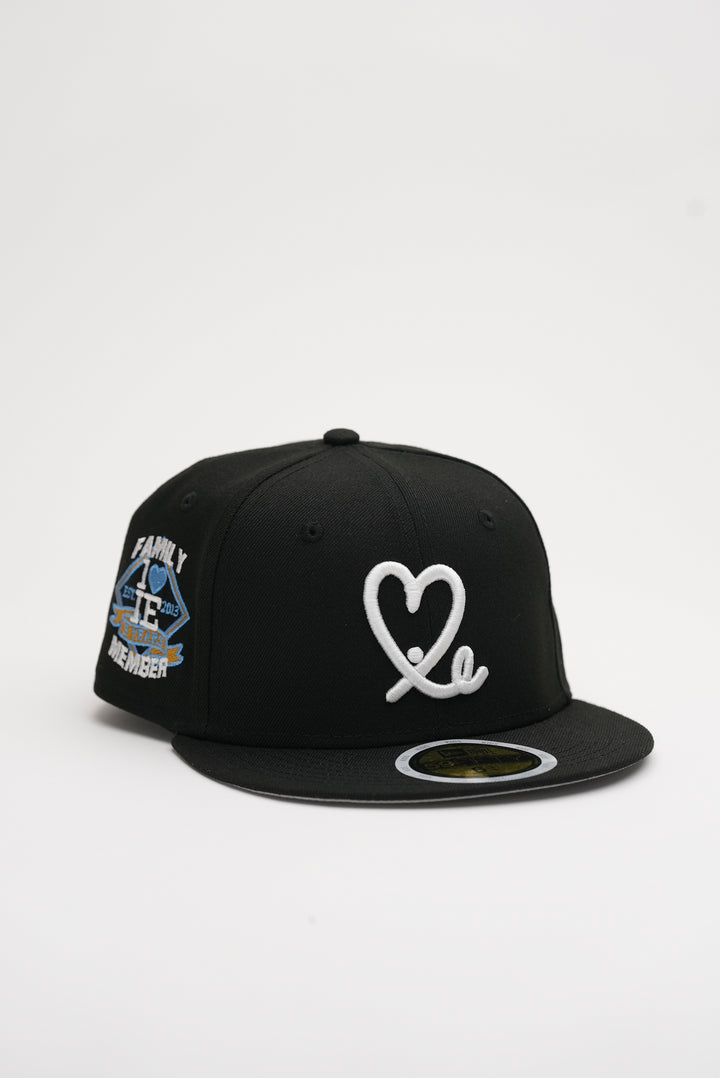Youth Limited Black & White 1LoveIE New Era 59FIFTY Fitted Cap
