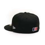 Limited Black / White Gold USA Flag 1LoveIE New Era 59FIFTY Fitted Cap