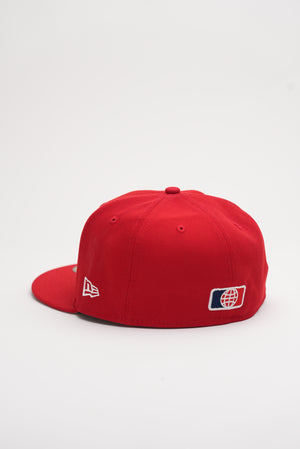 Limited Red / White  USA Flag 1LoveIE New Era 59FIFTY Fitted Cap