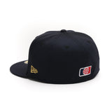 Limited Navy / White  USA Flag 1LoveIE New Era 59FIFTY Fitted Cap