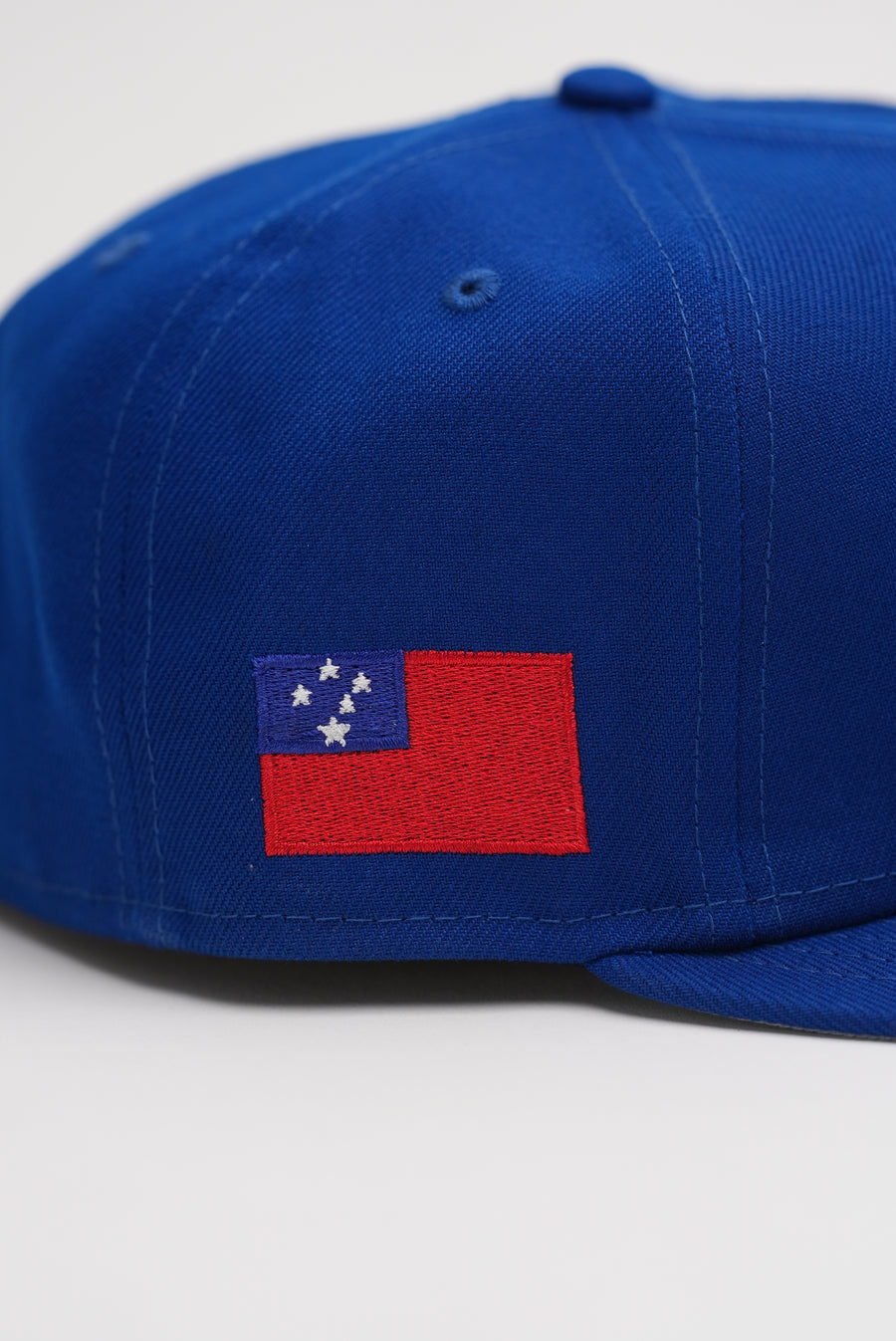 Limited Royal Blue / Red Samoan Flag 1LoveIE New Era 59FIFTY Fitted Cap