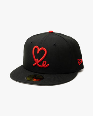 Limited Black / Red 1LoveIE New Era 59FIFTY Fitted Cap