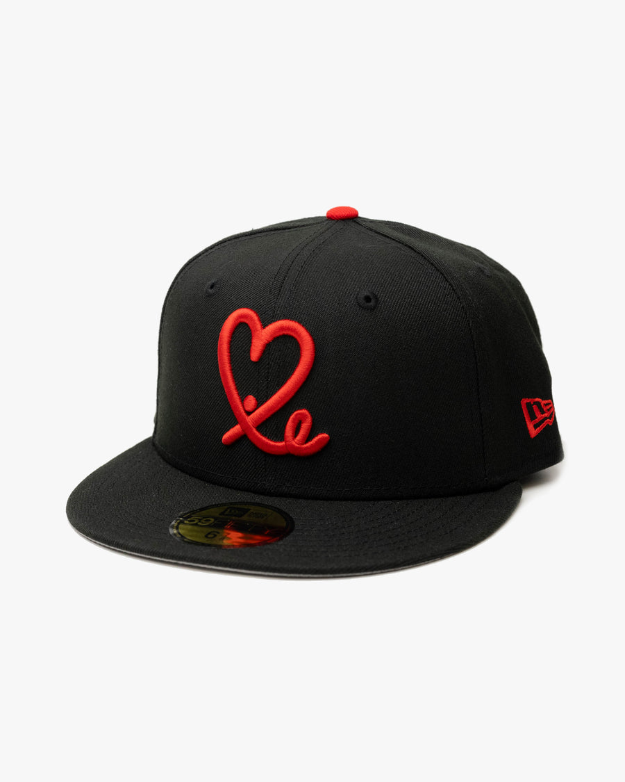 Limited Black / Red 1LoveIE New Era 59FIFTY Fitted Cap