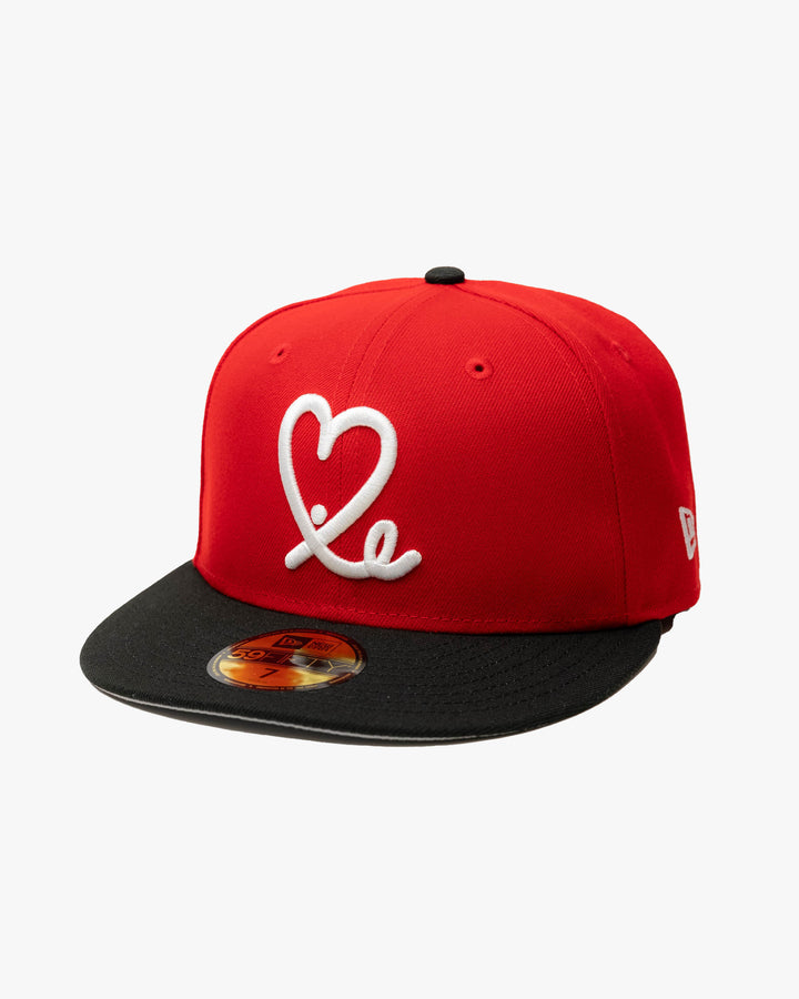 10 Year Anniversary Limited Red & Black 1LoveIE New Era 59FIFTY Fitted Cap