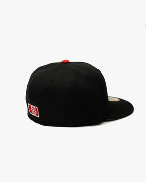 Limited Black / Red 1LoveIE New Era 59FIFTY Fitted Cap