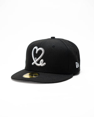 Limited Black / White Puerto Rico Flag 1LoveIE New Era 59FIFTY Fitted Cap