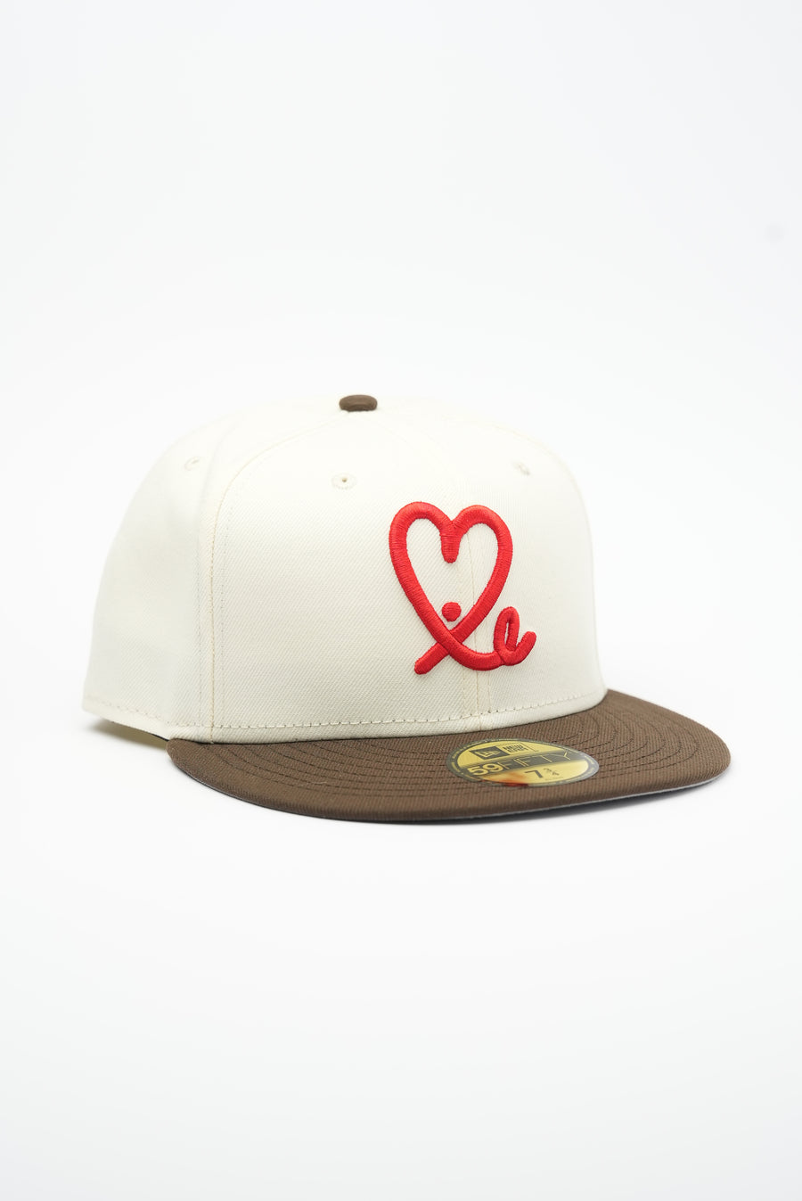 Limited Cream / Walnut and Red 1LoveIE New Era 59FIFTY Fitted Cap