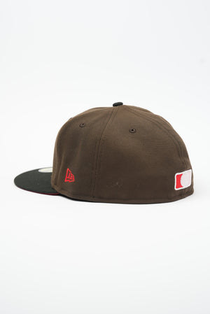 Limited Walnut / Black and Red 1LoveIE New Era 59FIFTY Fitted Cap