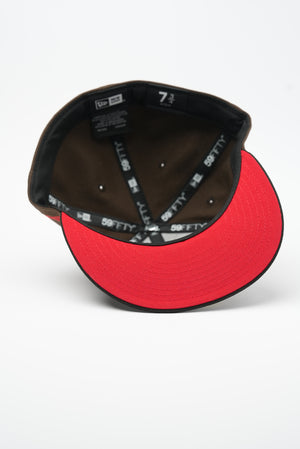 Limited Walnut / Black and Red 1LoveIE New Era 59FIFTY Fitted Cap