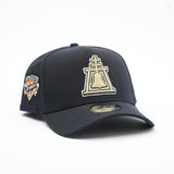 New Era 9Forty A Frame Raincross Snapback (Navy /  Gold & White)