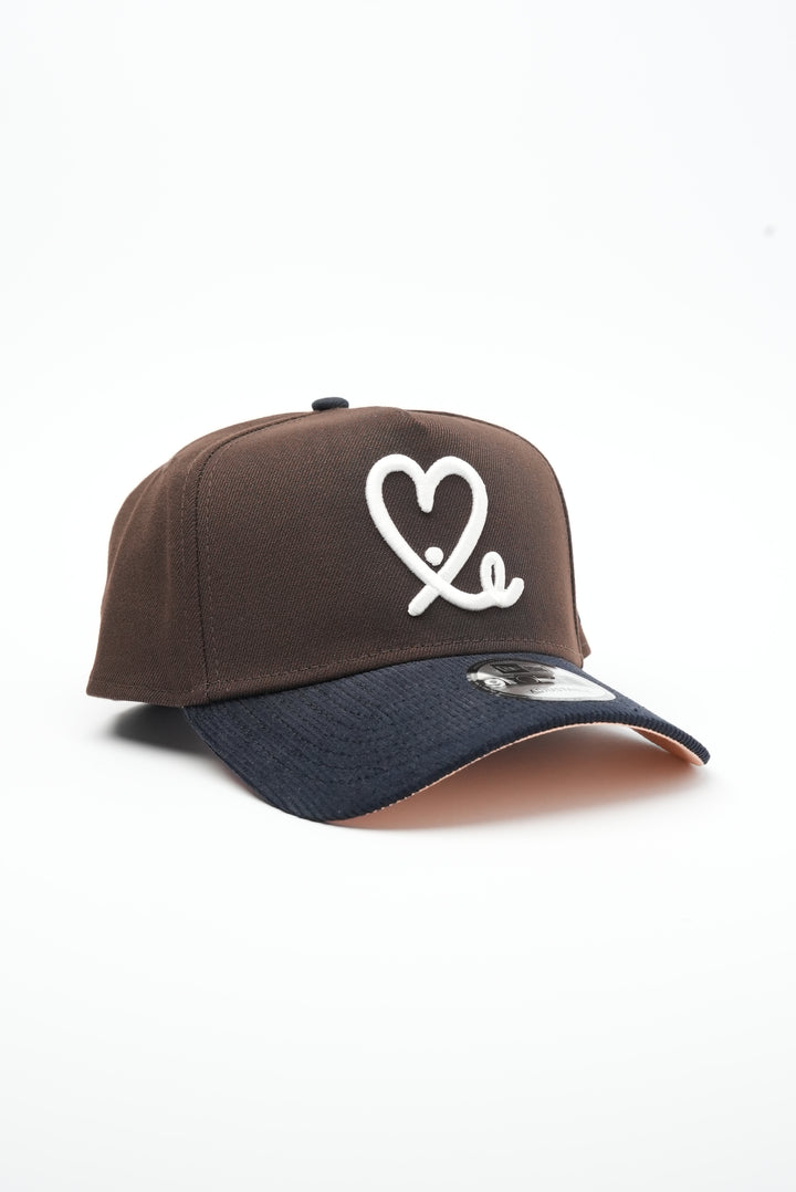 New Era 9Forty A Frame 1LoveIE Snapback (Burntwood / Navy Corduroy)