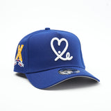 New Era 9Forty A Frame 1LoveIE 10 Year Anniversary Snapback (Dark Royal /White )