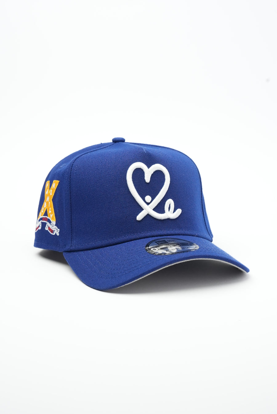 New Era 9Forty A Frame 1LoveIE 10 Year Anniversary Snapback (Dark Royal /  White )