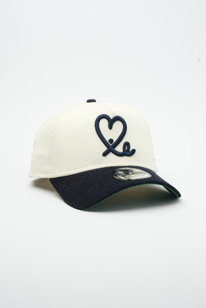 10 Year Anniversary New Era 9Forty A Frame 1LoveIE Snapback (Chrome Navy / Corduroy )