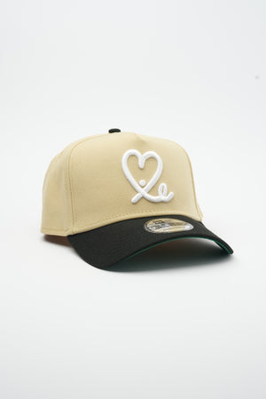 New Era 9Forty A Frame 1LoveIE Snapback ( Vegas Gold / Black )