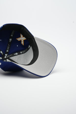 New Era 9Forty A Frame 1LoveIE 10 Year Anniversary Snapback (Dark Royal /  White )