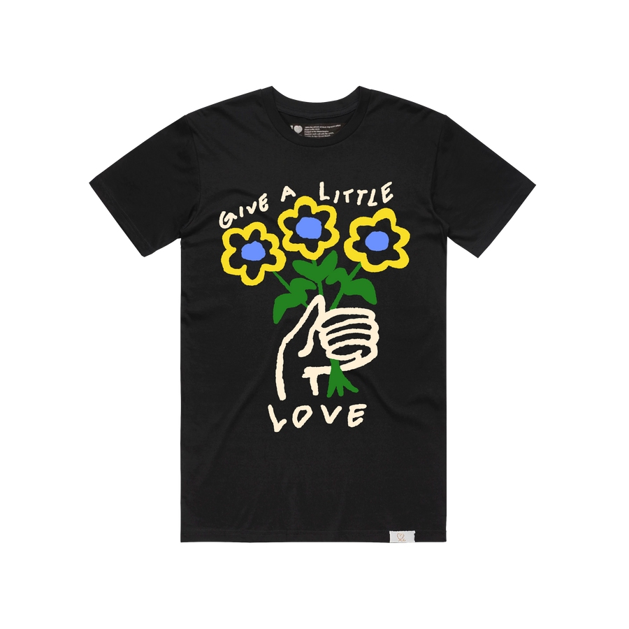 Give A Little Love Tshirt (Black)
