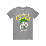 Give A Little Love Tshirt (Heather Grey )