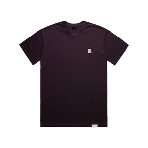 Oversized Heavyweight Box T-Shirt (Plum)