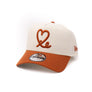 New Era 9Forty A Frame 1LoveIE Snapback (Rust / Chrome)