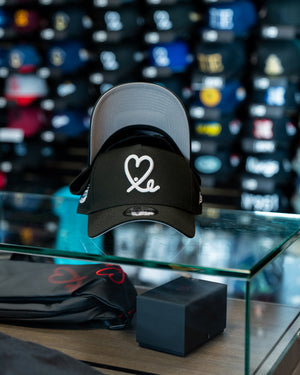 New Era 9Forty A Frame 1LoveIE Snapback (Black / White )