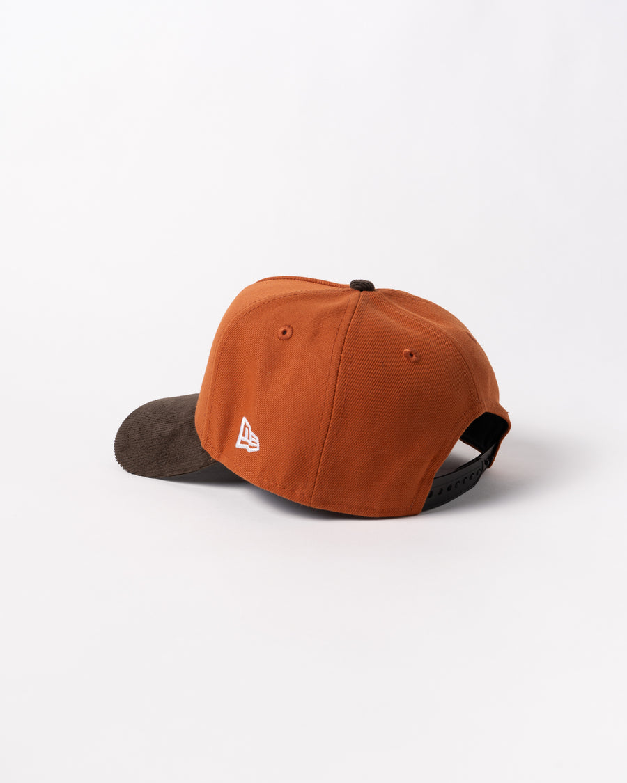 New Era 9Forty A Frame 1LoveIE Snapback (Rust Orange/ Walnut Corduroy )