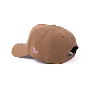 New Era 9Forty A Frame 1LoveIE Snapback ( Khaki /Pink )