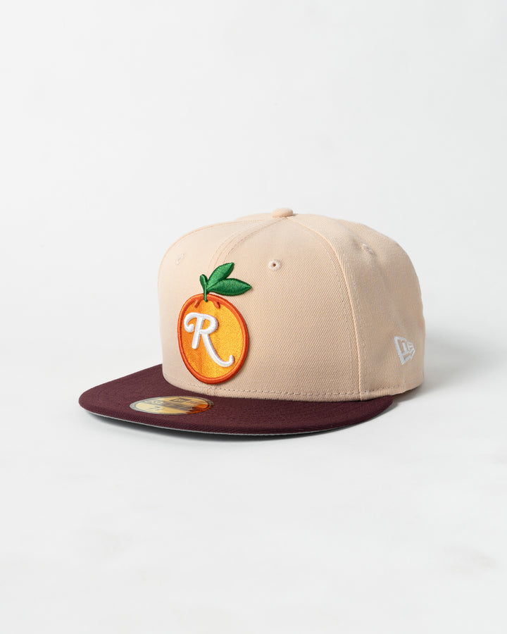 Maroon & Mango Mocha  Orange  1LoveIE Redlands Orange New Era 59FIFTY Fitted Cap