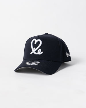 New Era 9Forty A Frame 1LoveIE Snapback (Navy / White )