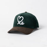 New Era 9Forty A Frame 1LoveIE Snapback (Walnut / Forest Green Corduroy)