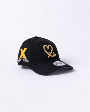 10 Year Anniversary Black & Gold New Era 1LoveIE 9Twenty Dad Cap