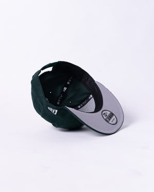 Limited 1LoveIE Forest Green / White Corduroy New Era 9Fifty Snapback Hat