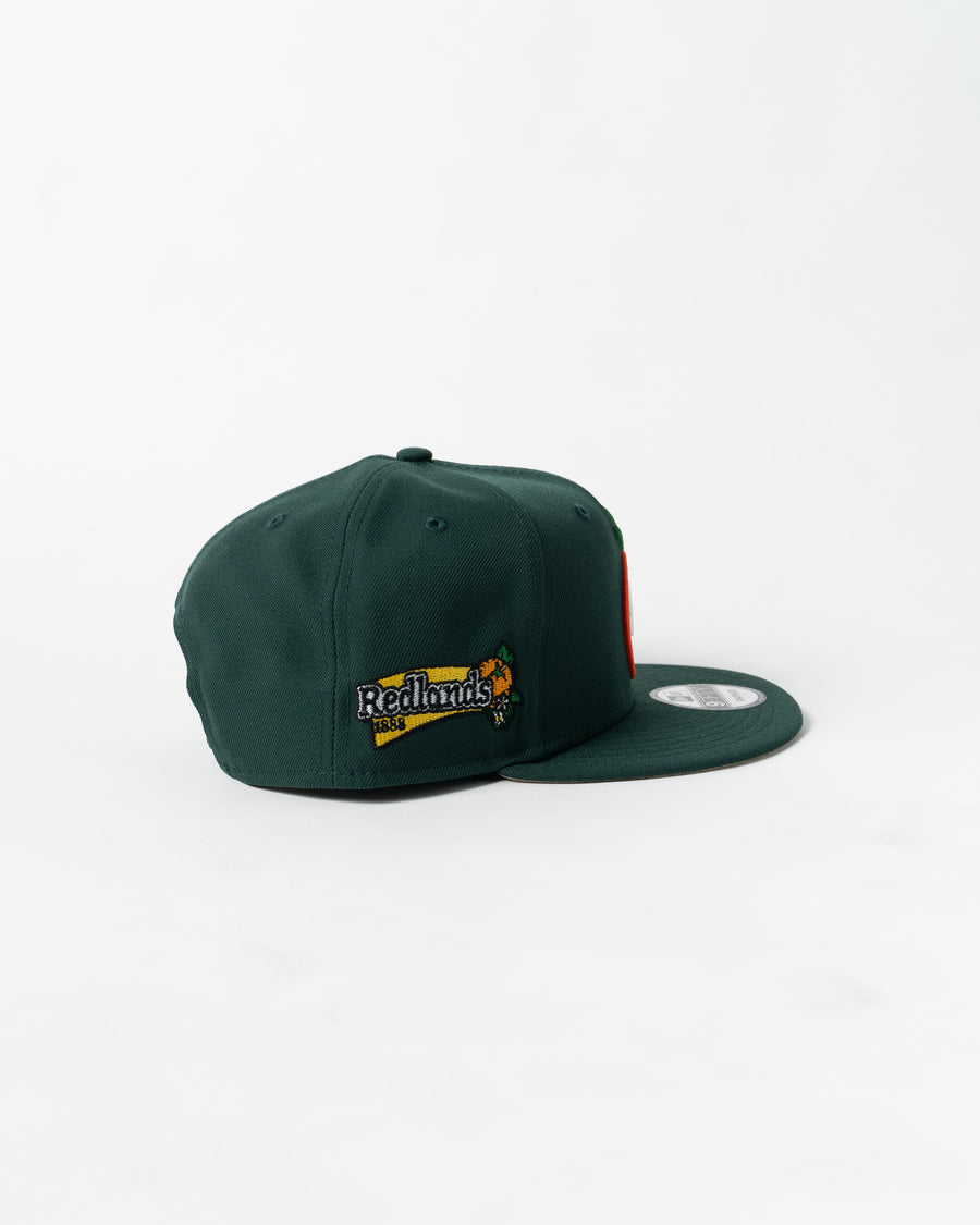 Forest Green 1LoveIE Redlands Orange New Era 9FIFTY Snapback Cap