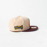 Maroon & Mango Mocha  Orange  1LoveIE Redlands Orange New Era 59FIFTY Fitted Cap