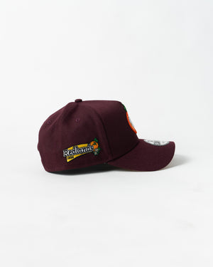 Maroon 1LoveIE Redlands Orange New Era 9Forty A Frame Snapback