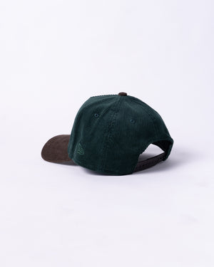 New Era 9Forty A Frame 1LoveIE Snapback (Walnut / Forest Green Corduroy)