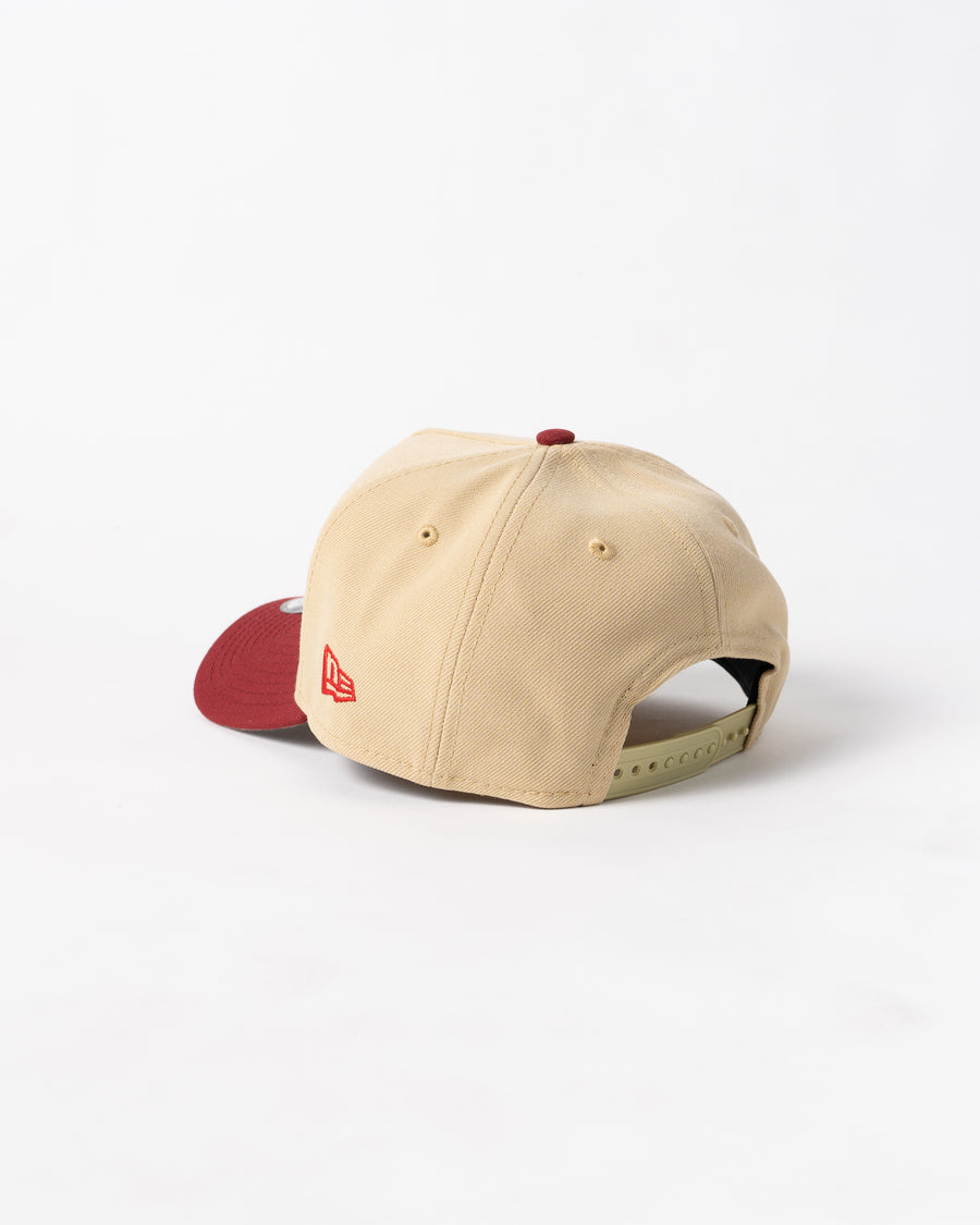 New Era 9Forty A Frame 1LoveIE Snapback (Vegas Gold / Brick )